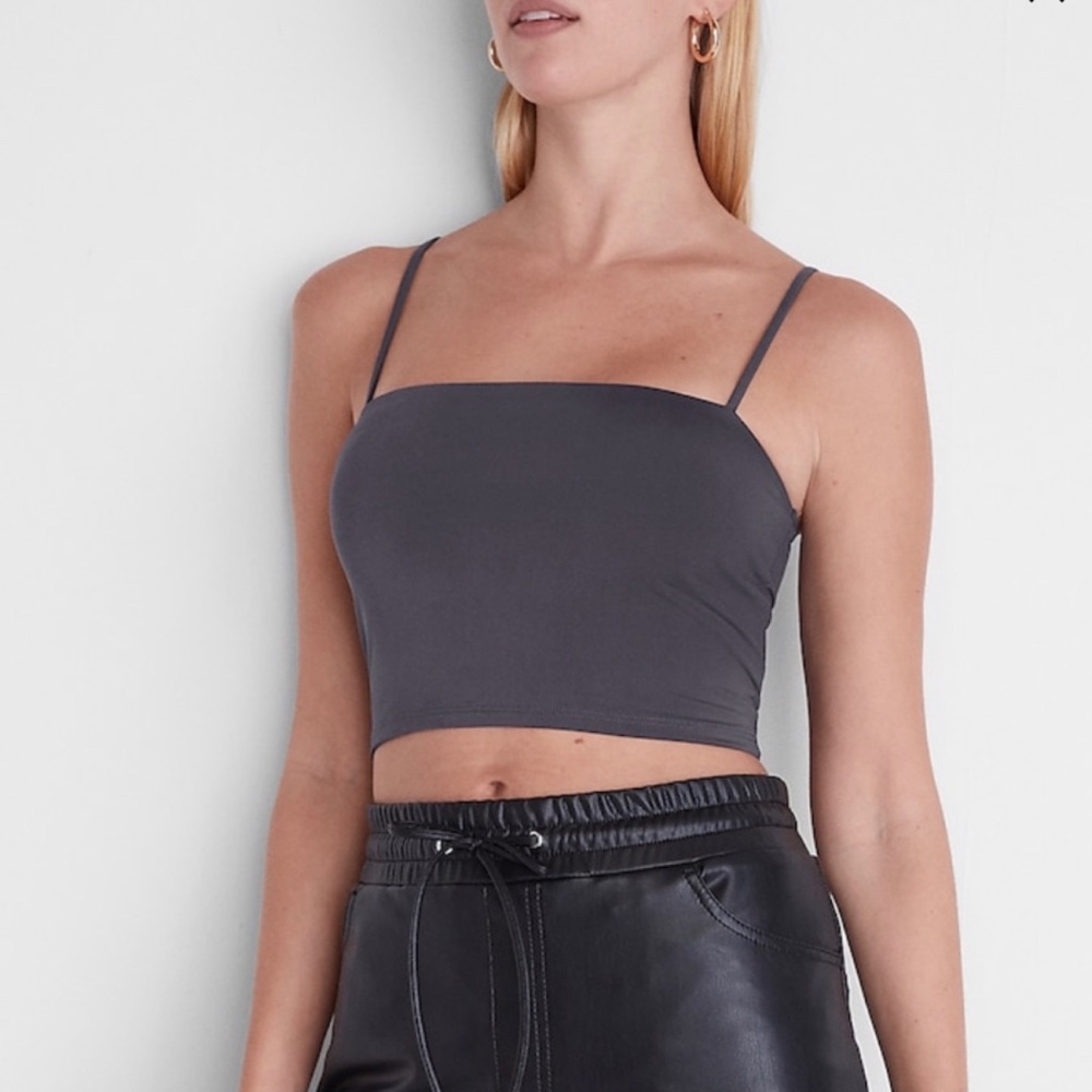 NEW! Express Body Contour Crop Cami